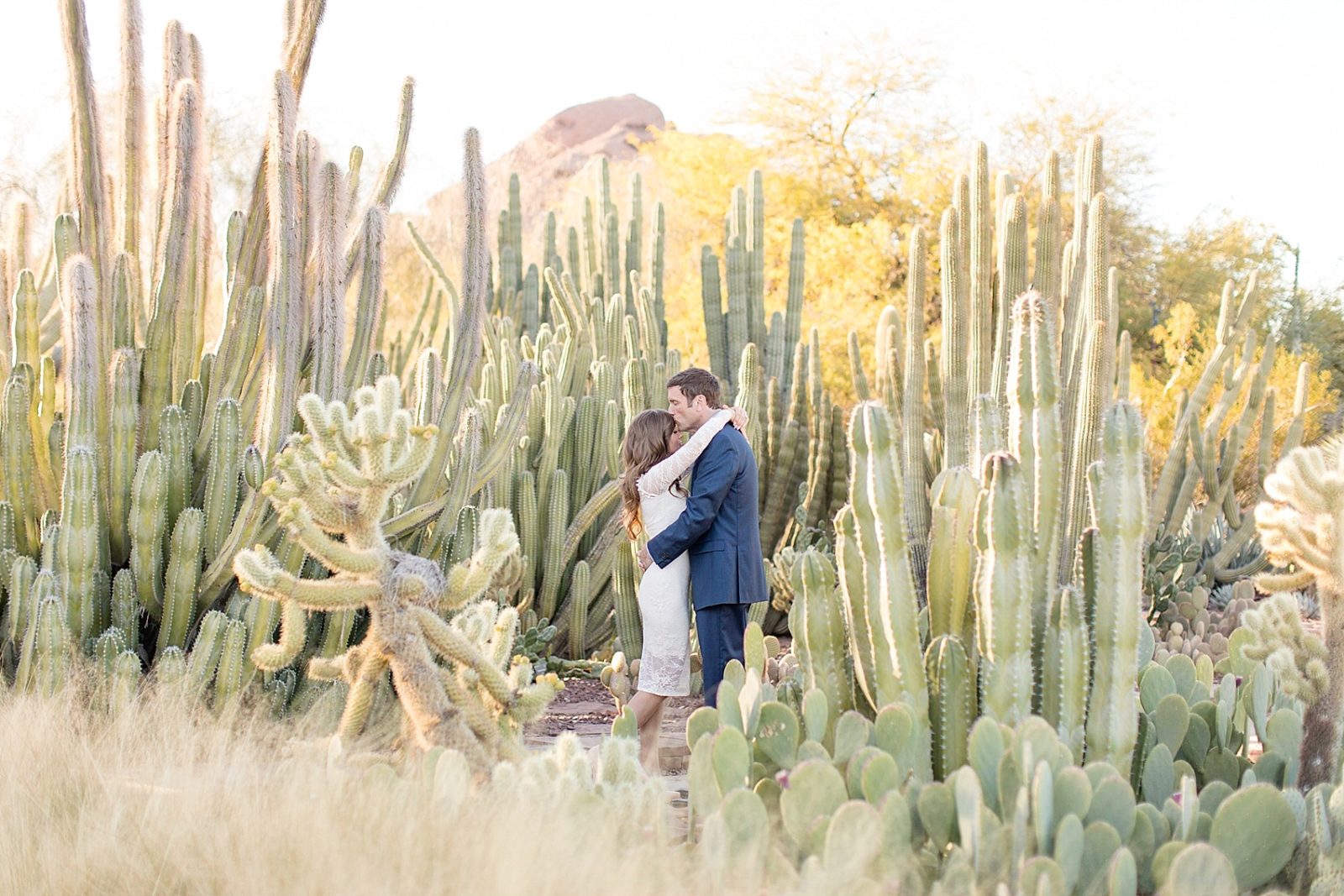 Desert Botanical Garden Engagement - Amy & Jordan Photography